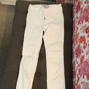 white Abercrombie kids jeans